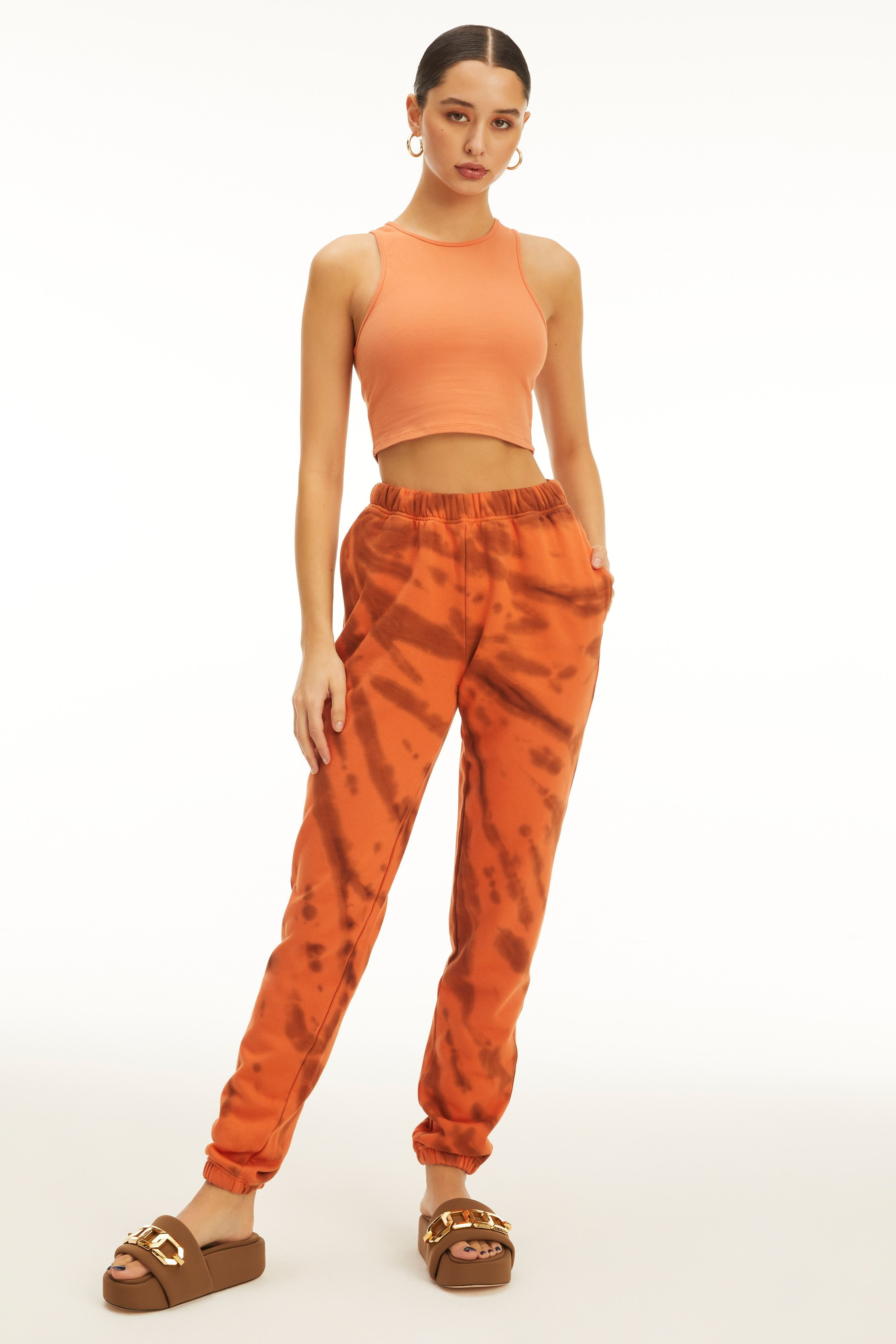 BOYFRIEND SWEATPANT | CINNAMON TIE DYE002 | Good American