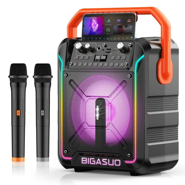 BIGASUO Bluetooth Karaoke Machine, Portable Party Speaker Karaoke Singing Machine for Adult , Hom... | Walmart (US)