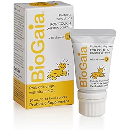BioGaia Protectis Probiotics Drops for Baby, Infants, Newborn and Kids Colic, Spit-Up, Constipation  | Amazon (US)