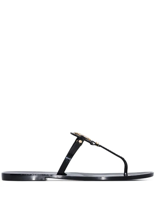 Tory Burch Mini Miller Jelly Sandals | Black | FARFETCH UK | Farfetch Global