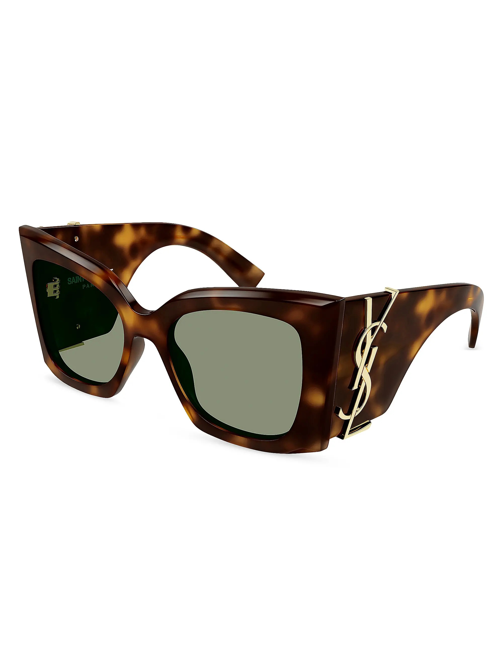 Monogram Acetate 54MM Blaze Rectangular Sunglasses | Saks Fifth Avenue