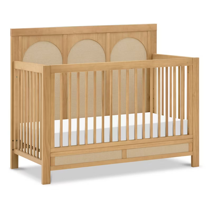 Namesake Eloise  Eco-Weave 4-in-1 Convertible Crib - Honey/Performance Sand | Target