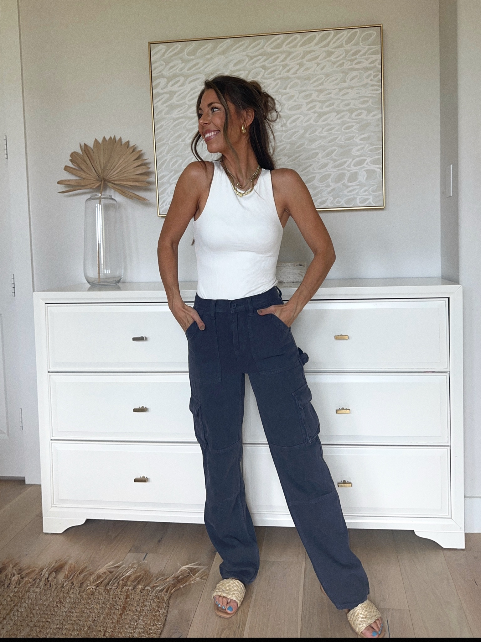 $41 cargo pants in the nsale! Wearing size 25 

#LTKxNSale #LTKFind #LTKunder50