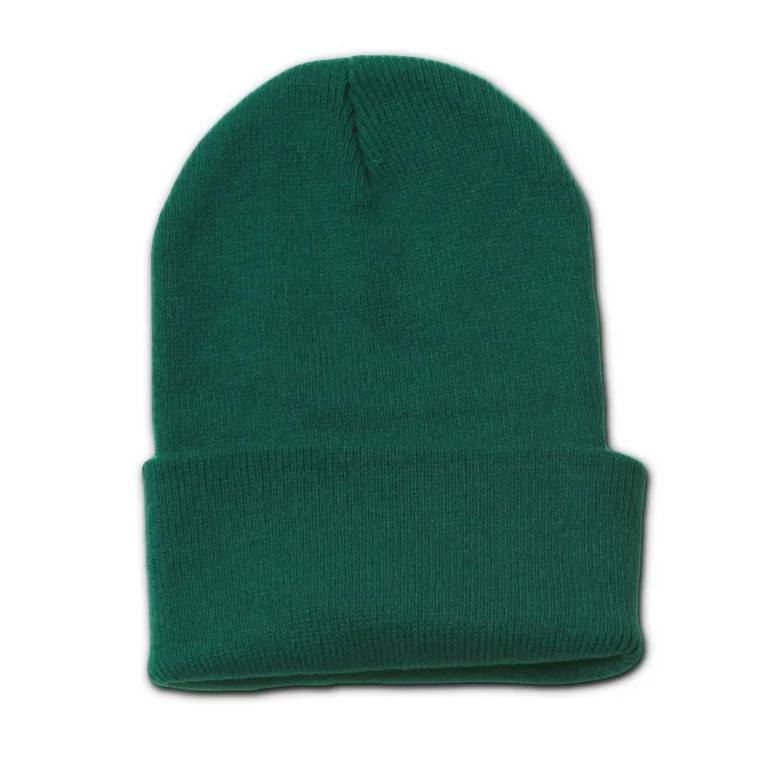 TOP HEADWEAR Long Cuff Beanie Cap, Forest Green | Walmart (US)