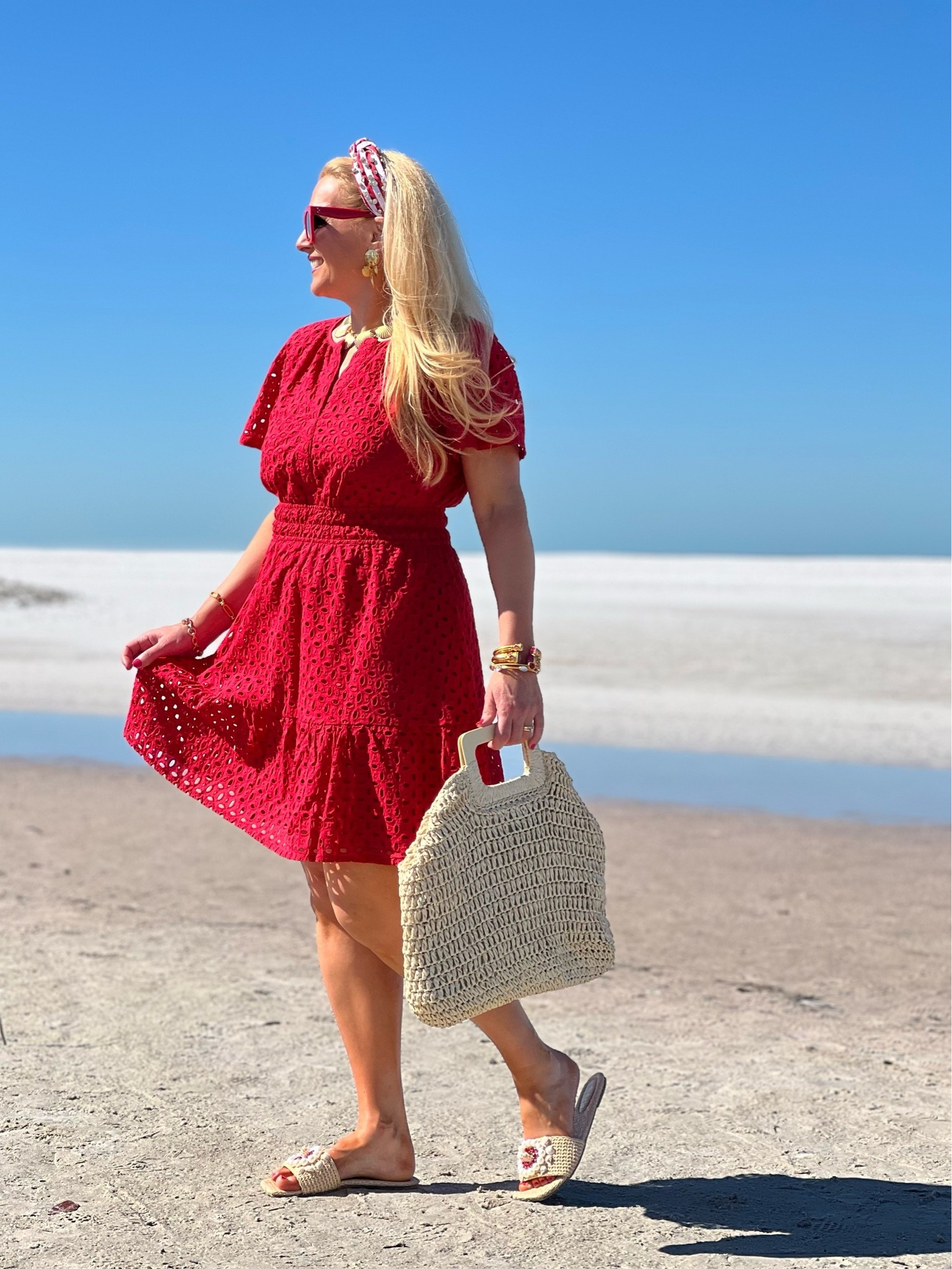 Perfect July 4th dress and beach getaway dress. Don’t you think?

Wearing a medium. Fits true to size.

#LTKSeasonal #LTKOver40 #LTKSaleAlert #LTKTravel #LTKgrwm #LTKootd #LTKMidsize #LTKSwim #LTKWedding