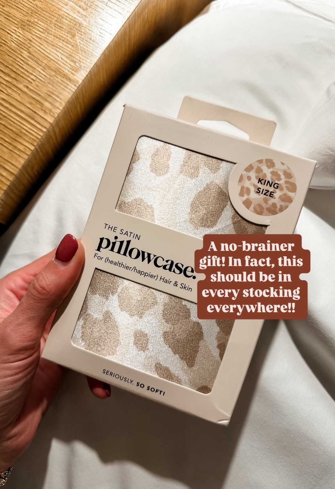 Anybody would love to receive this gift 👏🏼

Loverly Grey, Amazon find, satin pillowcase, favorite things party gift ideas, stocking stuffer, gift guide, gift ideas 

#LTKFindsUnder50 #LTKGiftGuide #LTKHoliday