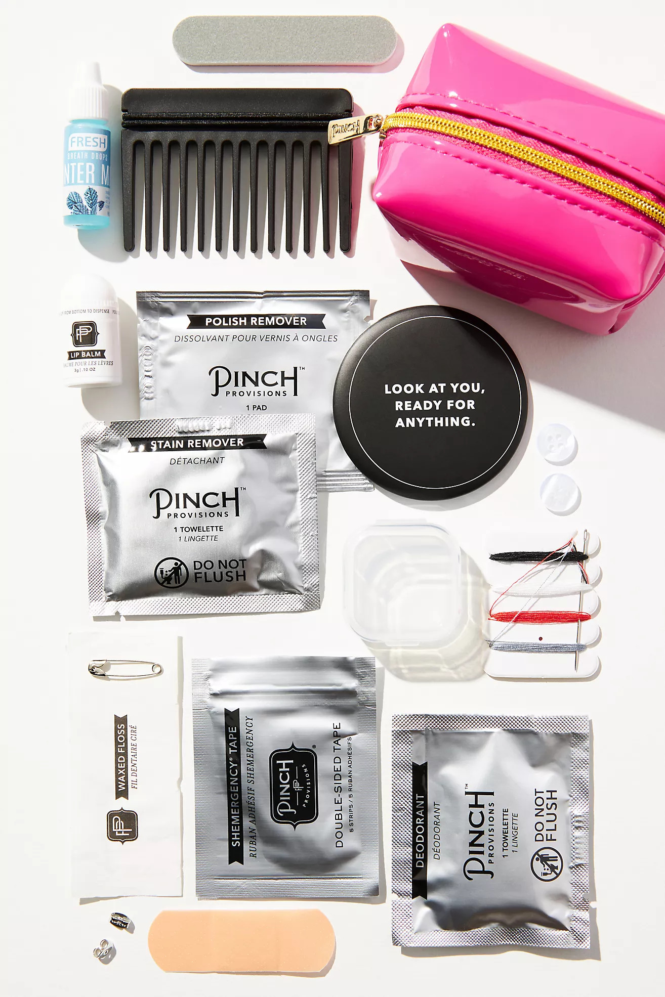 Pinch Provisions Patent Hot Pink Minimergency Kit | Anthropologie (US)