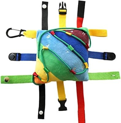 Sensory4u Sensory Buckle Pillow Fine Motor Development Toy Activity - Plus Threading Counting and... | Amazon (US)