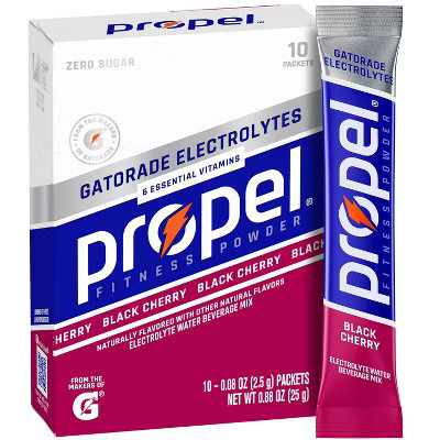Propel Black Cherry Sport Mix - 10pk/0.08oz Pouches | Target