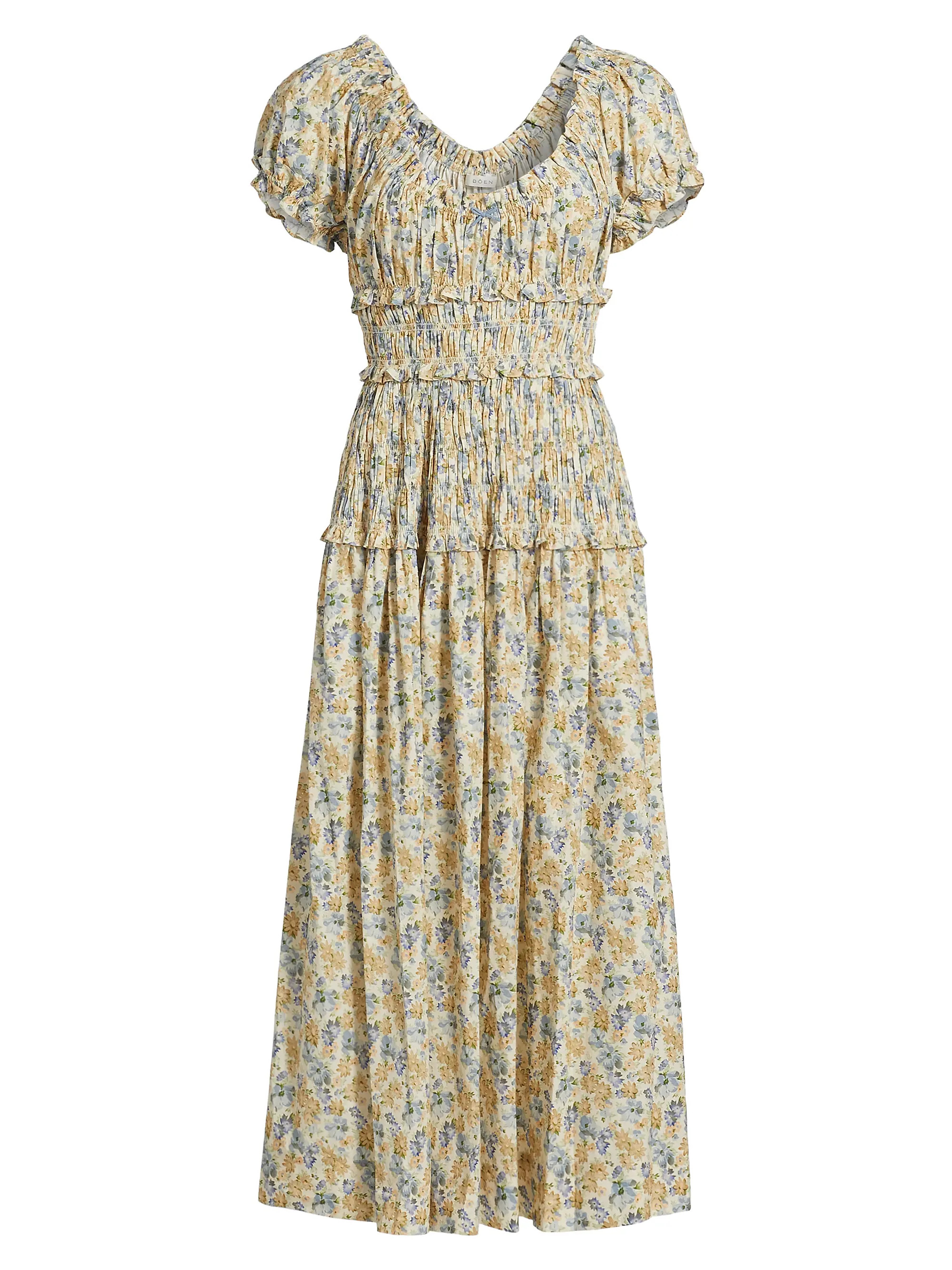 Leanne Floral Cotton Maxi Dress | Saks Fifth Avenue