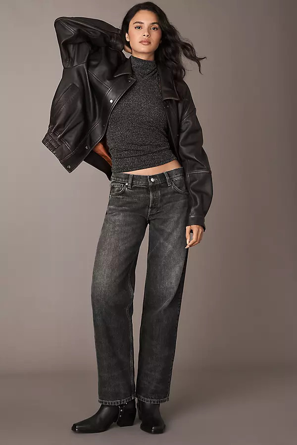 Low-Rise Baggy Wide-Leg Jeans | Anthropologie (US)