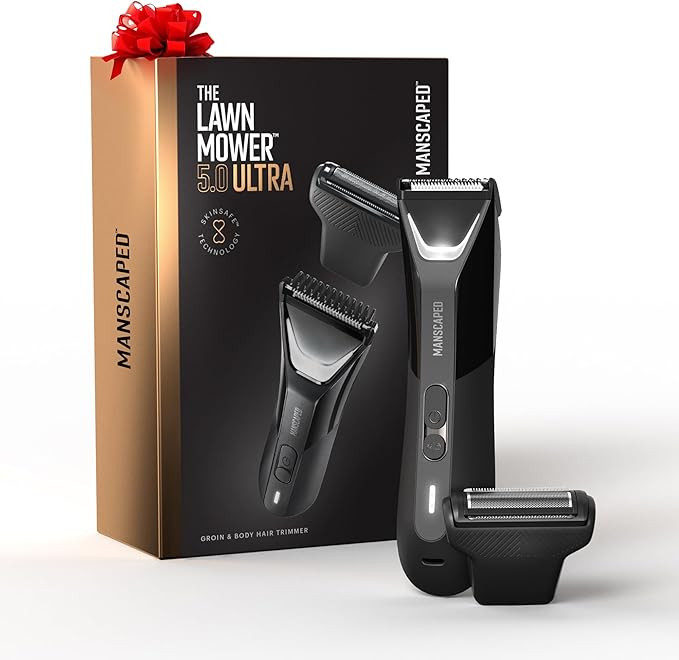 MANSCAPED® The Lawn Mower® 5.0 Ultra Groin & Body Hair Trimmer – Dual-Head SkinSafe® Trimmer... | Amazon (US)