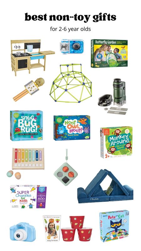 Discover some great non-toy gift ideas for 2 year olds to 6 year olds for this holiday season or upcoming birthdays! A great way to avoid overwhelming our kids is with items that support your child’s development, like the wonderful gifts on this list.

#LTKHoliday #LTKGiftGuide #LTKkids