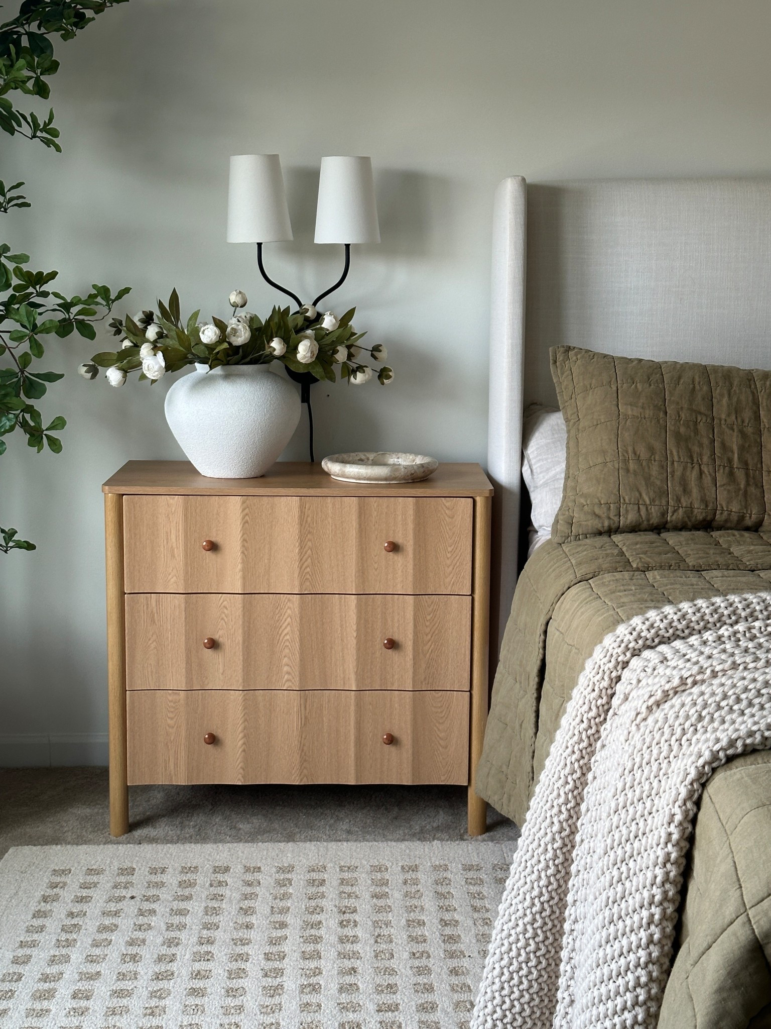 The most beautiful fluted oak nightstand with all the storage!


#LTKHome