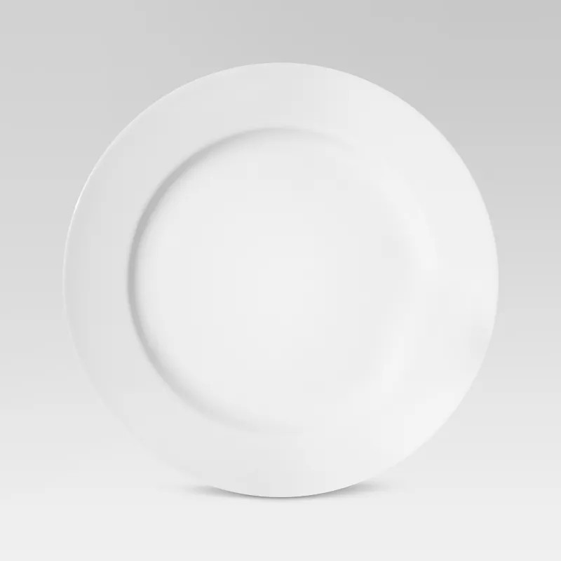 10" Porcelain Dinner Plate White - Threshold™ | Target