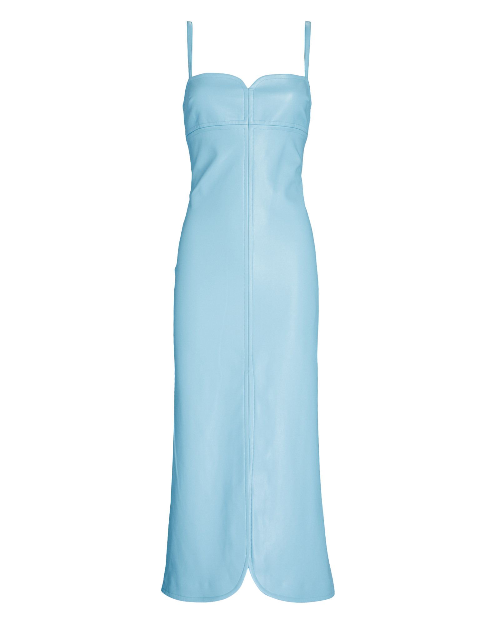 Camellia Vegan Leather Midi Dress | INTERMIX