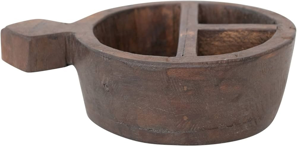 Creative Co-Op Reclaimed Wood Vintage Reproduction Spice Container Food Storage, 8" L x 6" W x 3"... | Amazon (US)