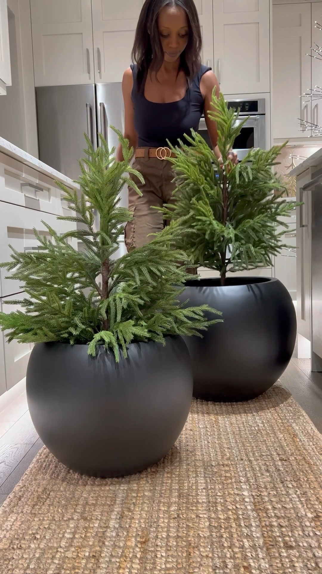  Check out these planters from Amazon!!! 🤌🏽They are  gorgeous! 🥰 I got the large size and medium to create this look. You can even use these for  Christmas tree! 💕

#LTKmidsize #LTKstyletip #LTKHoliday