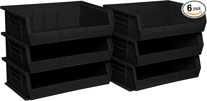 Akro-Mils 30255 AkroBins Plastic Storage Bins, Space-Saving Stackable Bins for Garage, Pantry, Cr... | Amazon (US)