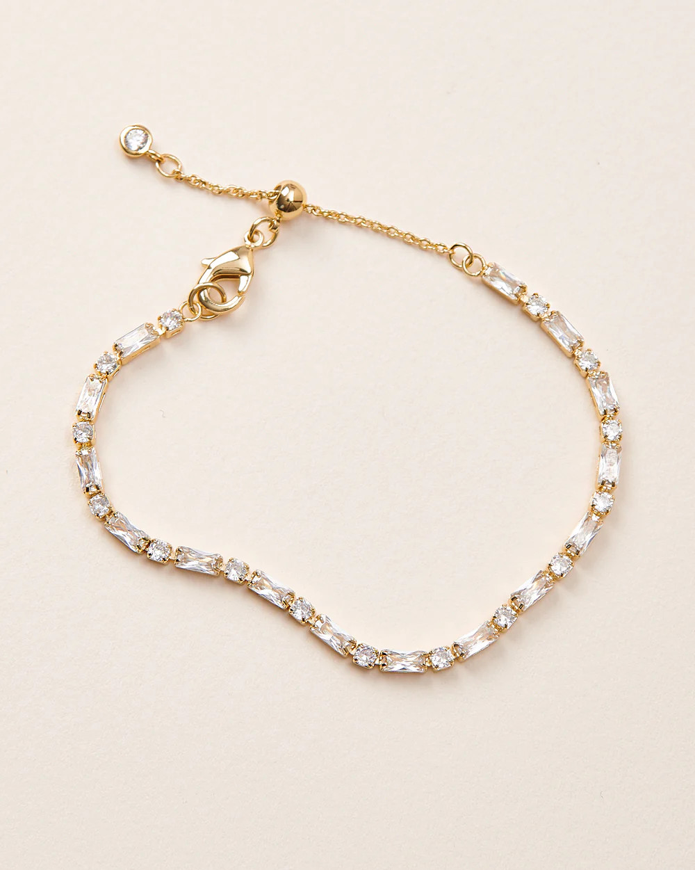 Zara CZ Adjustable Bracelet | Dareth Colburn