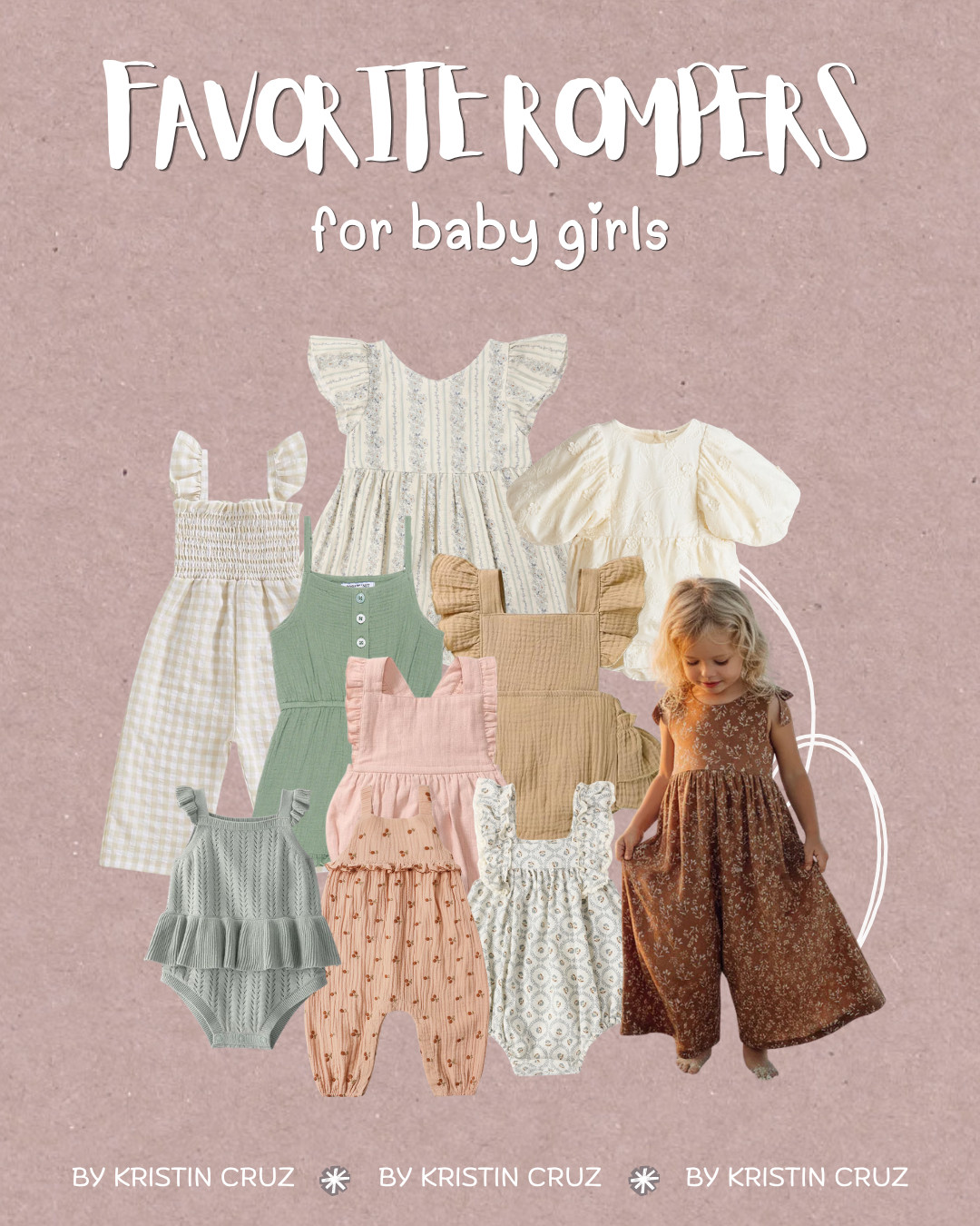 The sweetest baby girl rompers for your next family photoshoot. Soft cotton fabrics, delicate florals, and neutral tones make these perfect for newborn family photos, first birthday pictures, summer family sessions, and mommy & me moments. Comfortable enough for little ones and beautiful in every photo! 

 #LTKSeasonal #LTKBaby #LTKKids