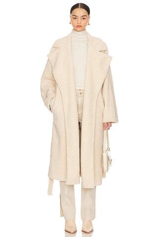 Good American Uniform Coat in Bone001 from Revolve.com | Revolve Clothing (Global)