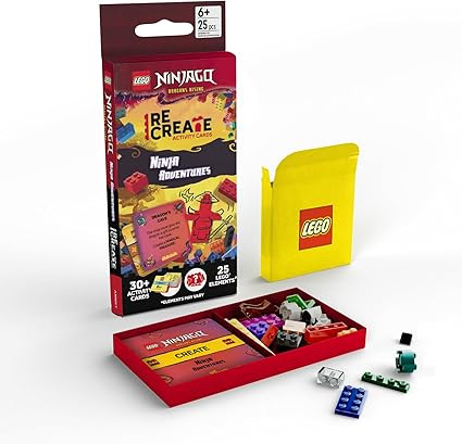 Lego NINJAGO Recreate Activity Cards – Ninja Adventures | Ninja-Themed Building Game with 30+ A... | Amazon (US)