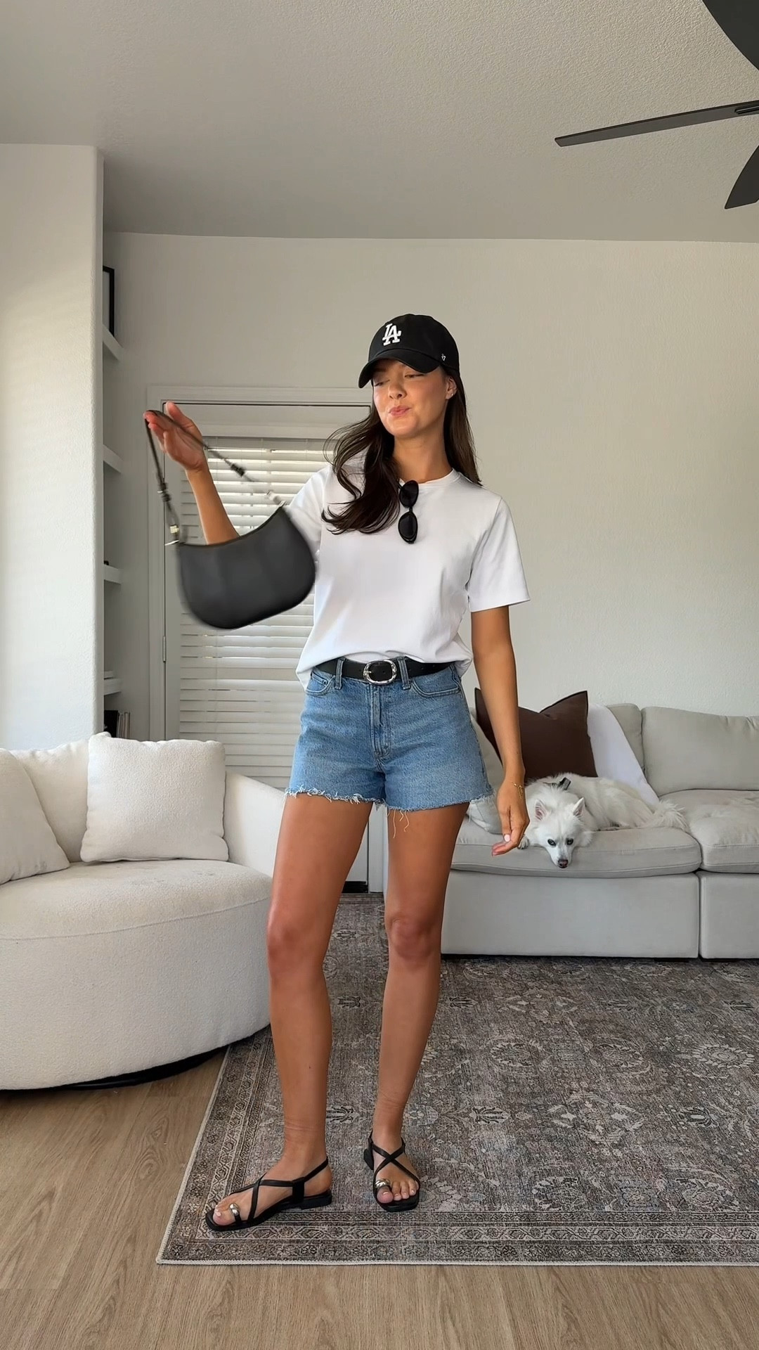 What I wore to run a few errands this afternoon! These shorts are a great length if you’re looking for a denim short that is short, but not TOO short (if ya know what I mean!) 

I’m 5’7” wearing a size Small in the tee shirt (not see through btw) and my true size 25 curve love in the shorts! Find your size of jeans by measuring around your waist near your belly button (in inches) and that will be your size!

#LTKSeasonal #LTKFindsUnder50 #LTKStyleTip