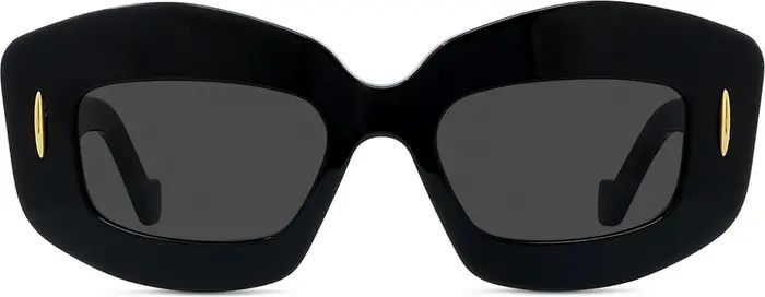 Silver Screen 49mm Rectangular Sunglasses | Nordstrom