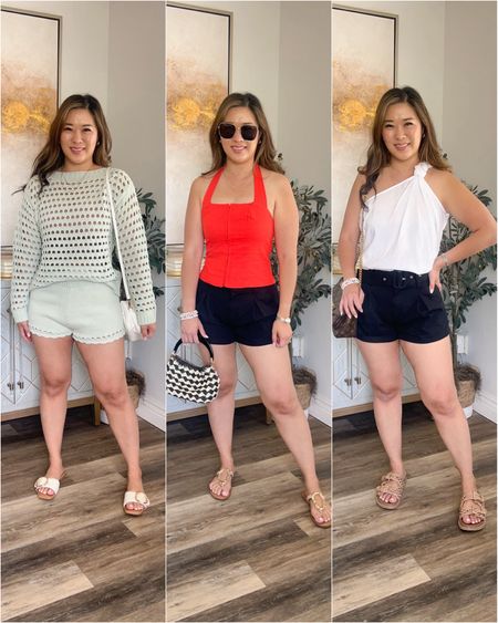Target x Future Collective Collection
Jenee Naylor
Green Crochet Sweater: Medium
Shorts: Medium
Red Tank: Small
Black Belted Shorts: 6
White One Shoulder Top: Small