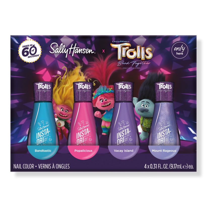 Insta Dri x Trolls Nail Polish Quad Pack | Ulta