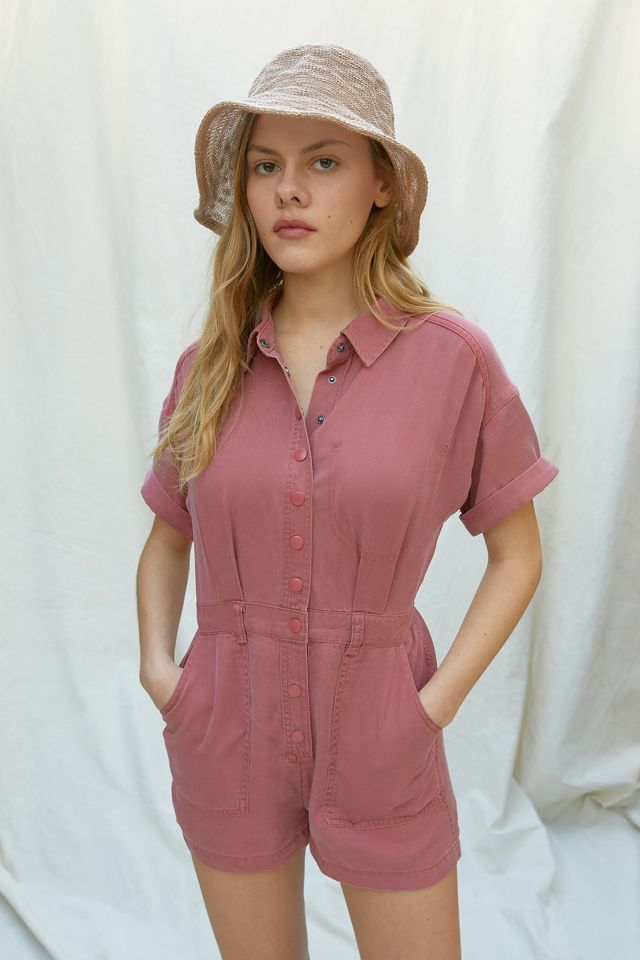 UO Valerie Surplus Romper | Urban Outfitters (US and RoW)
