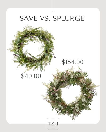A Target wreath versus a McGee & Co. wreath. Both beautiful. Both perfect for spring through summer!!

Outdoor 
Patio
Front door
Front porch


#LTKhome #LTKstyletip #LTKunder100