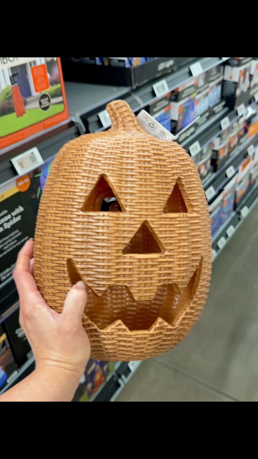 Halloween decor at Walmart