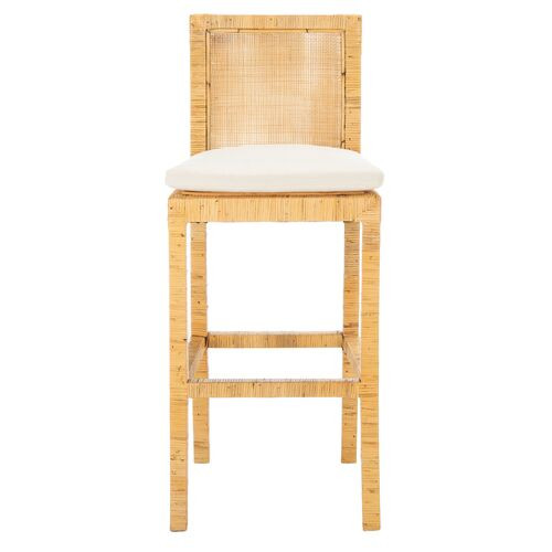 Nicola Cane Barstool, Natural | One Kings Lane