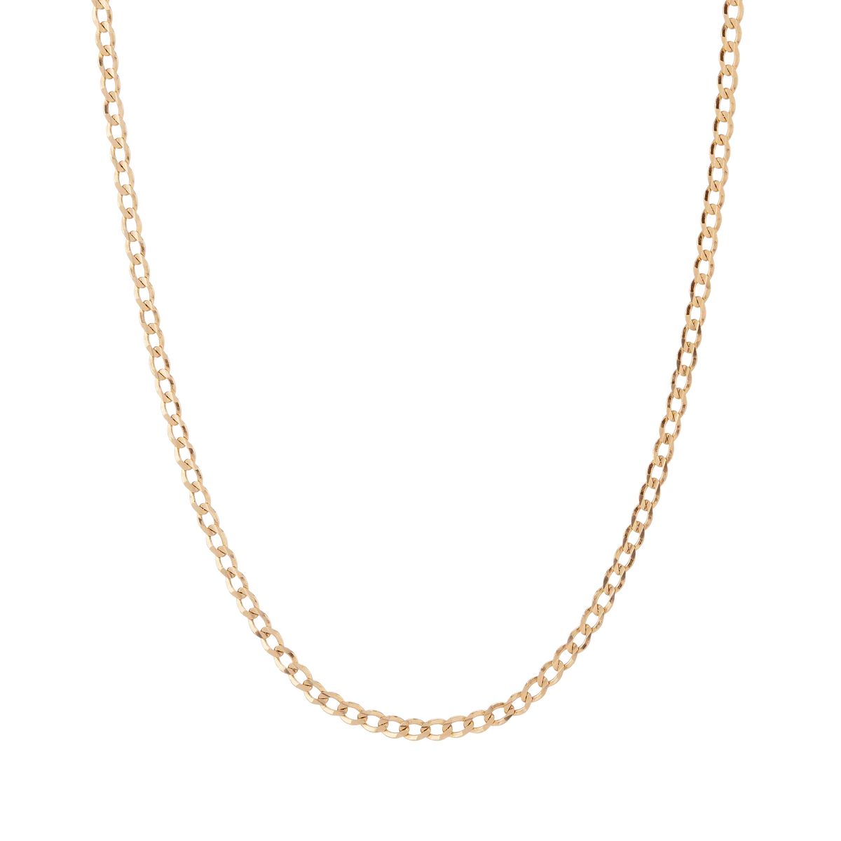 Large Gold Curb Chain Necklace | AUrate New York