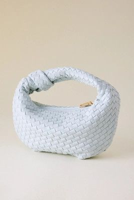Melie Bianco Larissa Woven Faux-Leather Shoulder Bag | Anthropologie (UK)