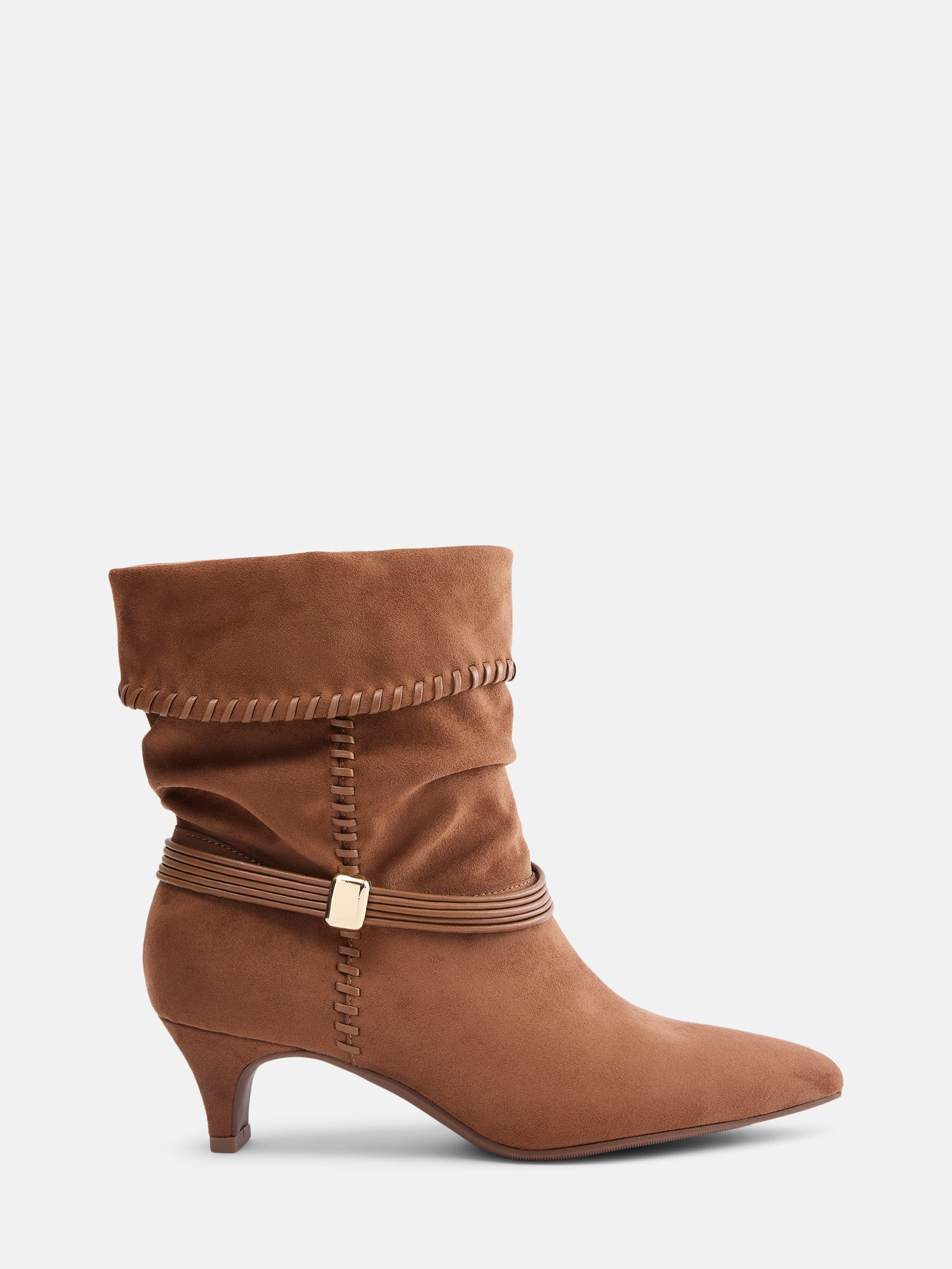 Scenario Women's Kitten Heel Short Boots | Walmart (US)