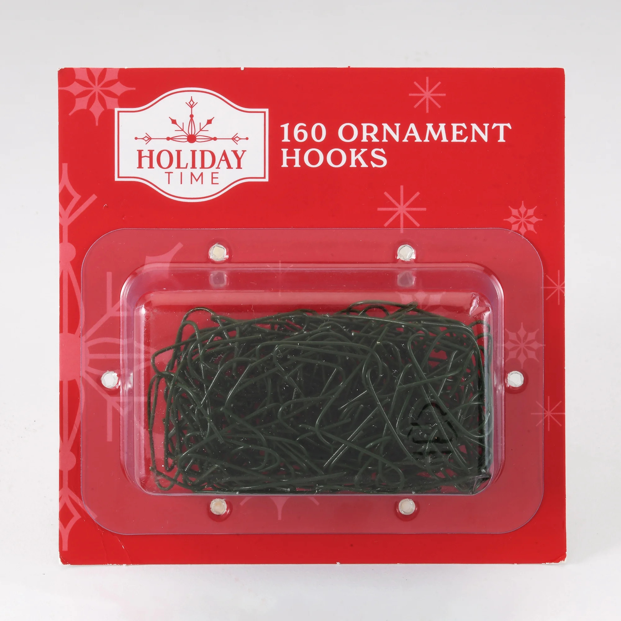 160-Count Green Christmas Ornament Hooks, 1", by Holiday Time | Walmart (US)
