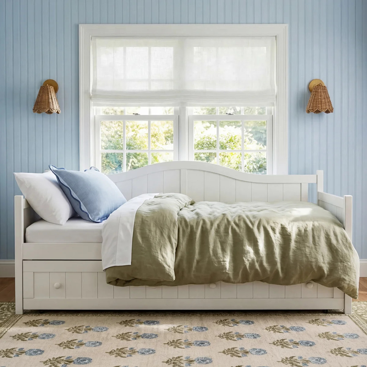 Small space but make it stylish ✨ These daybeds are perfect for maximizing space without sacrificing design. #SmallSpaceDecor #DaybedInspo #MinimalistHome #BirchLaneStyle #LTKHome #FunctionalFurniture #AestheticLiving 

 #LTKSeasonal #LTKHome #LTKSaleAlert