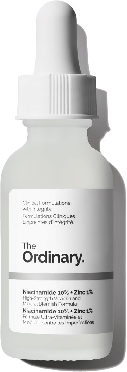 The Ordinary Niacinamide 10% + Zinc 1%, Brightening & Smoothing Serum for Blemish-Prone Skin, 30m... | Amazon (UK)