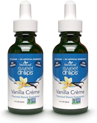 SweetLeaf Sweet Drops - Flavored Stevia Liquid Sweetener, Organic Stevia Extract, Zero Calorie, K... | Amazon (US)