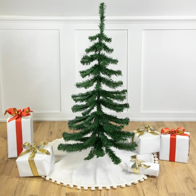 Northlight Medium Mixed Green Pine Artificial Christmas Tree - 3' - Unlit | Walmart (US)