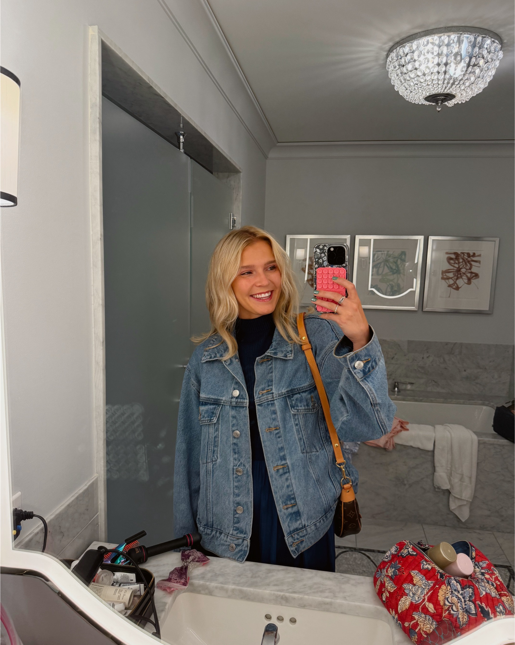 Weekend outfit + fav jean jacket !