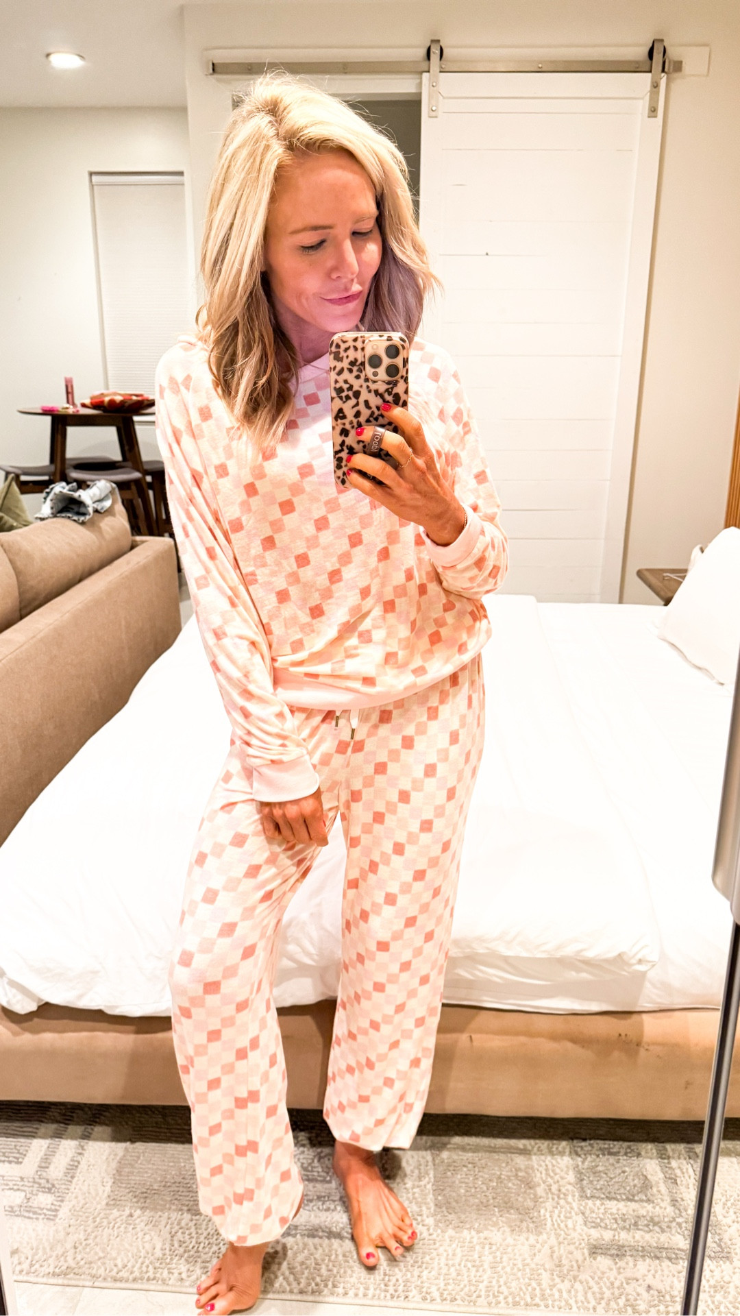 the comfiest pajama set ever!! wearing size small • 

#LTKFindsUnder100 #LTKselfcare #LTKStyleTip