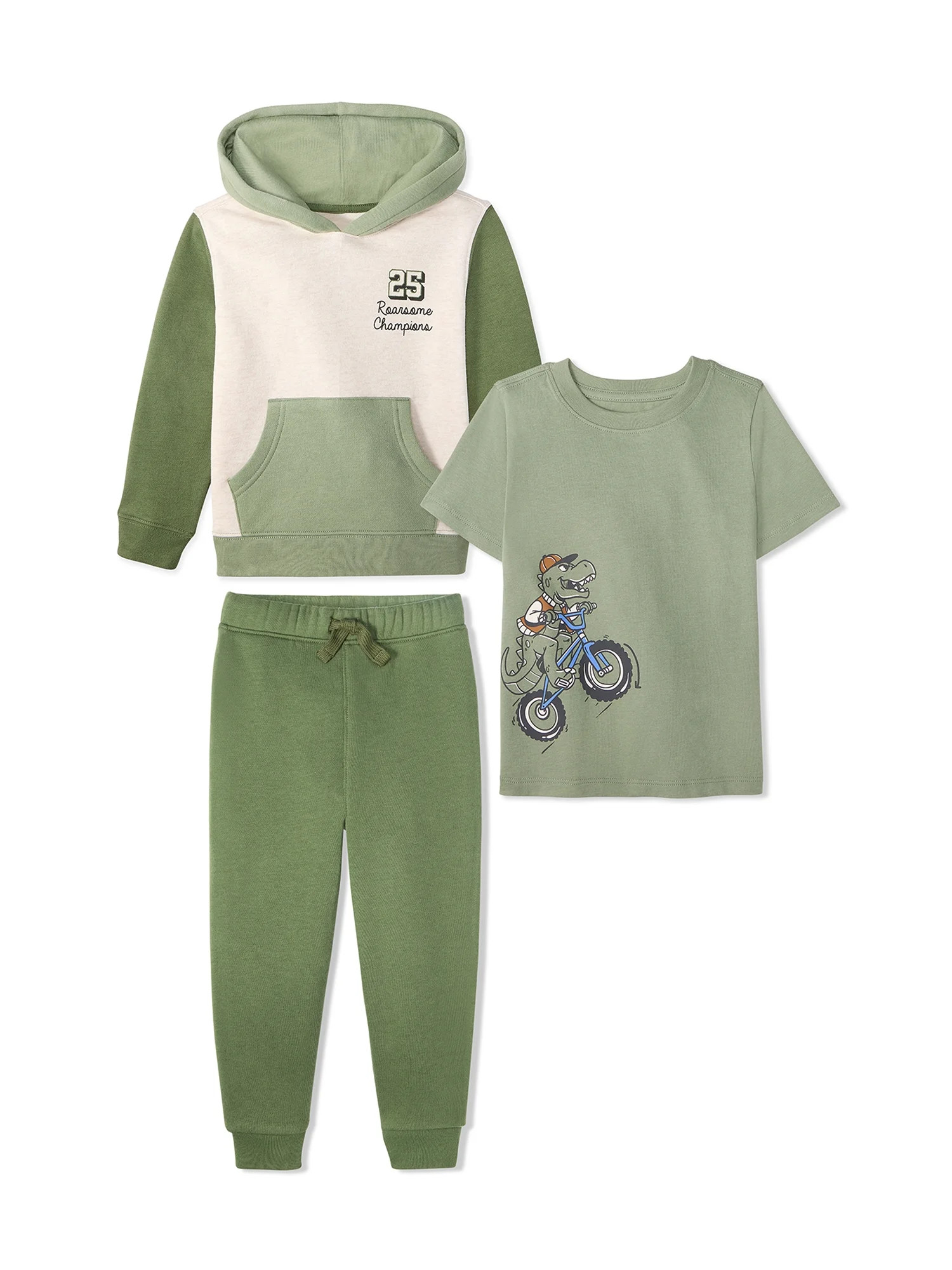 Garanimals Baby & Toddler Boy 3-Piece Outfit Set, Sizes 0-6T | Walmart (US)