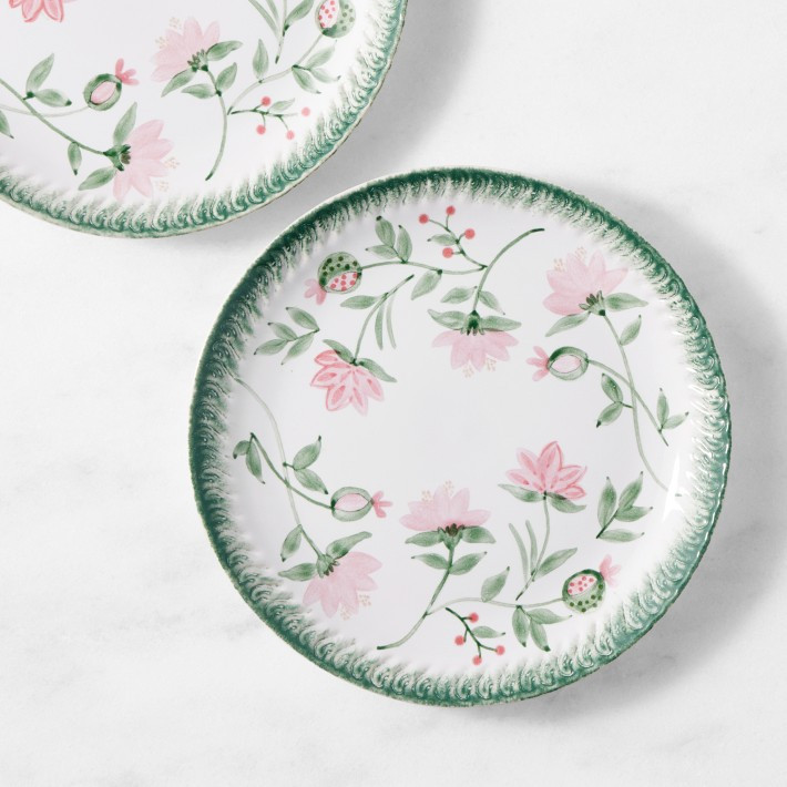 AERIN x Williams Sonoma Feathered Edge Appetizer Plates | Williams-Sonoma