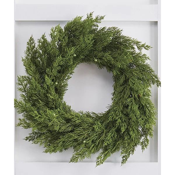 26" Polyethylene Wreath | Wayfair North America