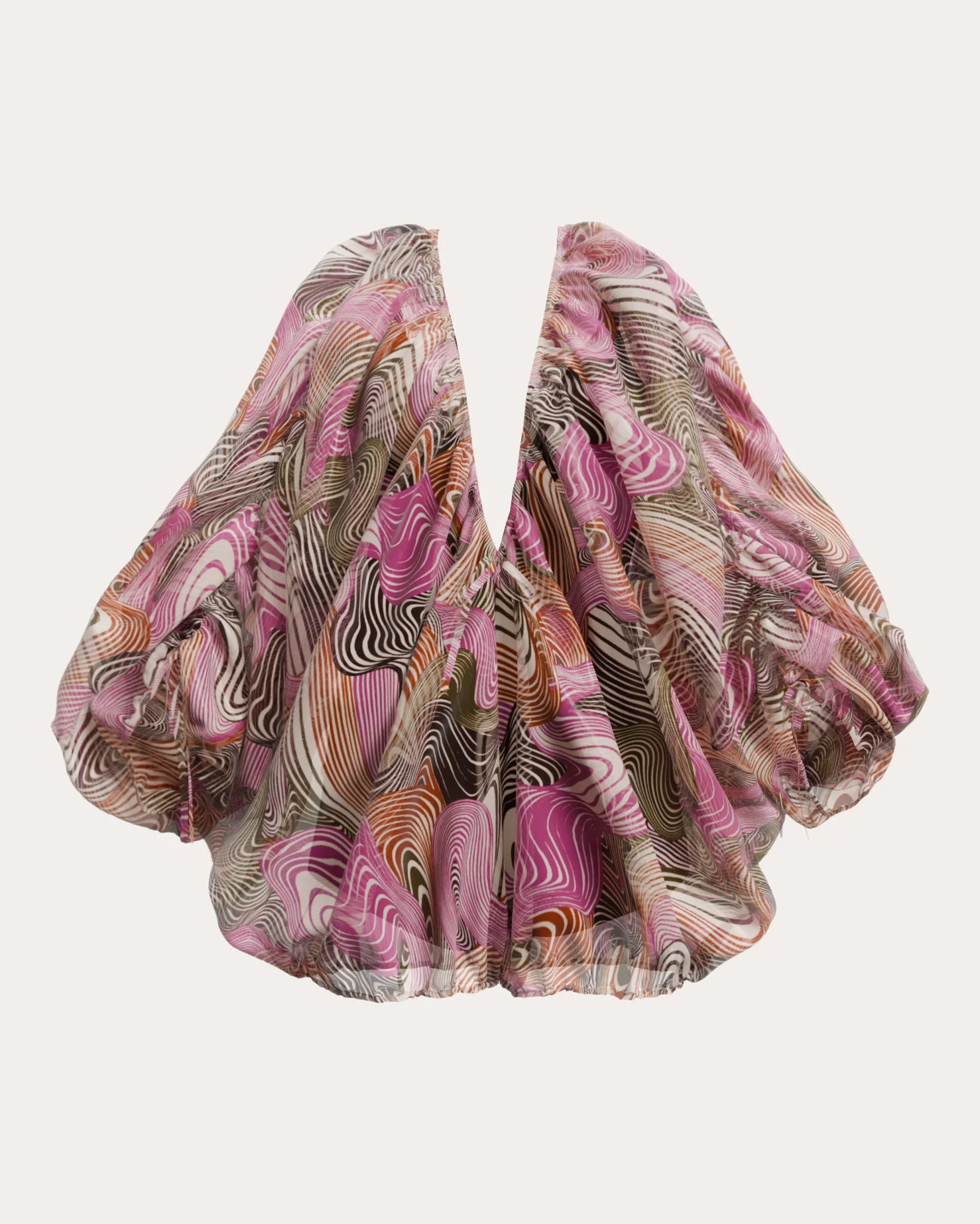 Andrea Iyamah Women's Banda Corda Gathered Bubble Romper Cotton/Polyester/Spandex | Olivela