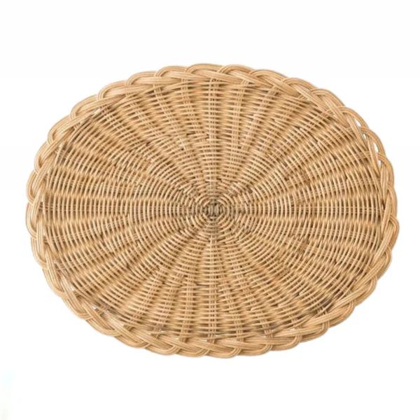 Braided Basket Oval Natural Placemat | The Avenue